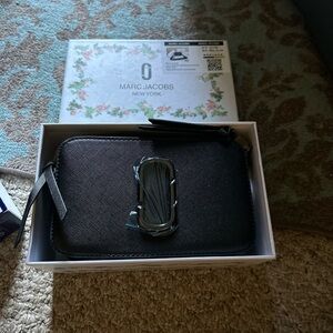 Marc Jacobs Charcoal Textured Crossbody